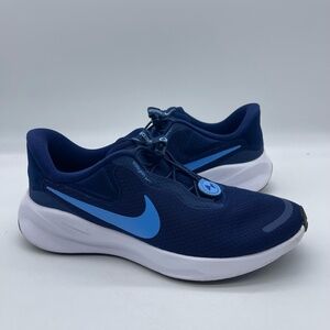 Nike Revolution 7 EasyOn FQ4112-400 Men's Size 8 Road Running Shoes Blue Sneaker